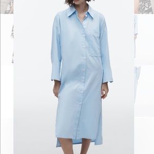 ZARA Shirt Dress Size L